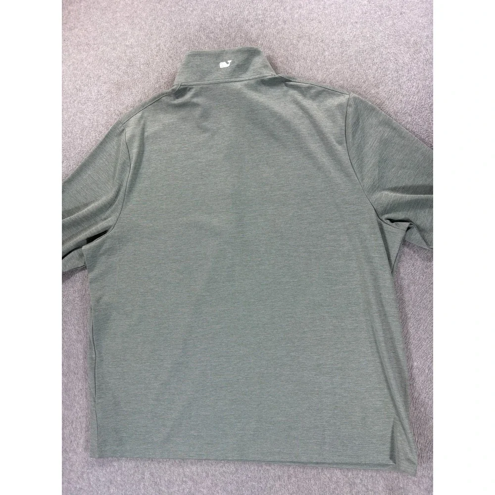 Vineyard Vines Performance 1/2 Zip Reflective‎ Pullover (Men's 2XL) Green